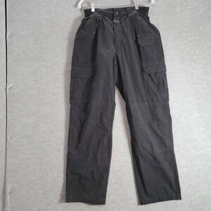 Propper Men Pants 32x32 Black Cargo Pockets Utility High Rise Polyester Cotton